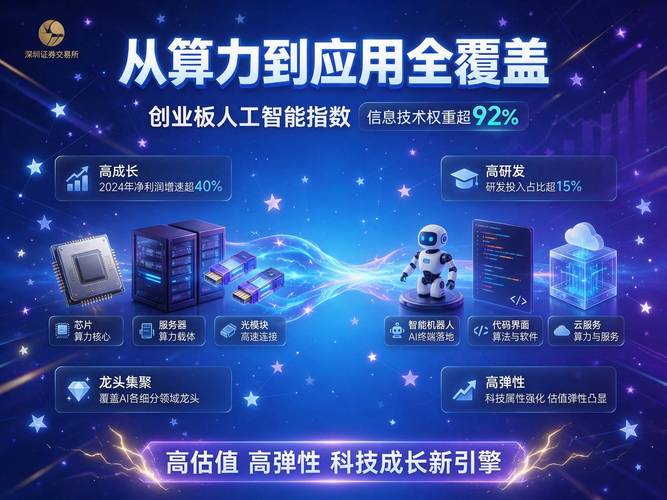 从算力到应用全覆盖:一文读懂创业板ai产业链与创业板人工智能etf